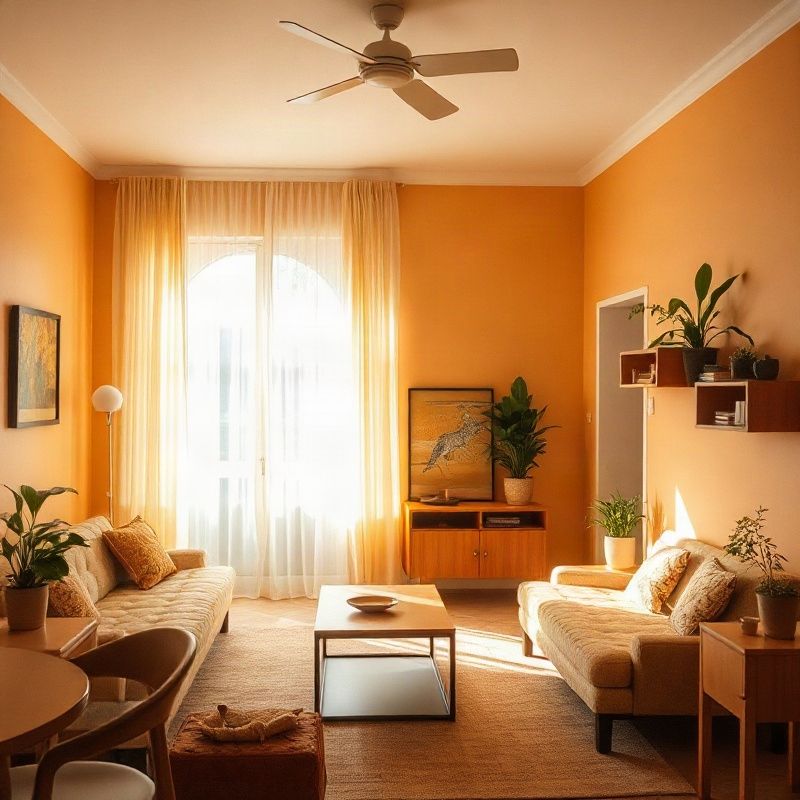 Bright Recife apartment with natural light and warm interior details